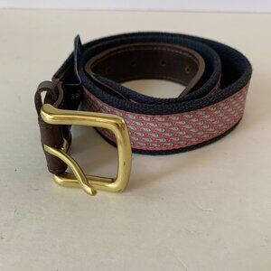 Vineyard Vines by Shep & Ian Men's Golf Belt Blue Golfing Size 32 Made In USA